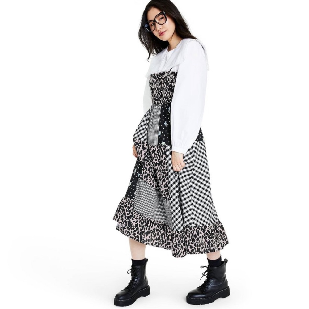 Checkered strap dress - Picture 3 of 3